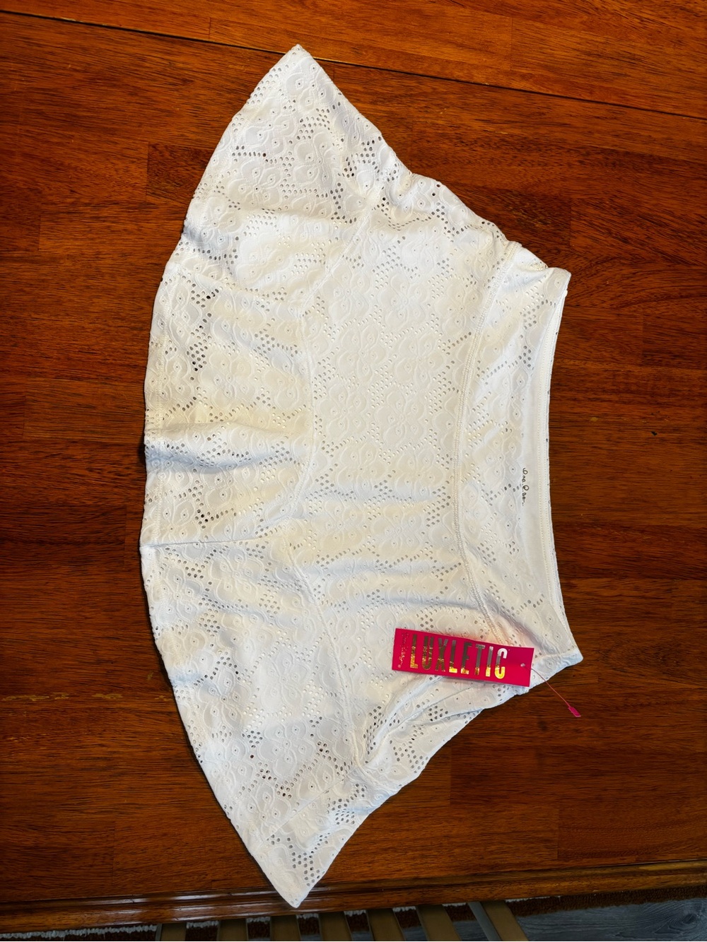 NEW Lilly Pulitzer White Eyelet Athletic Skirt